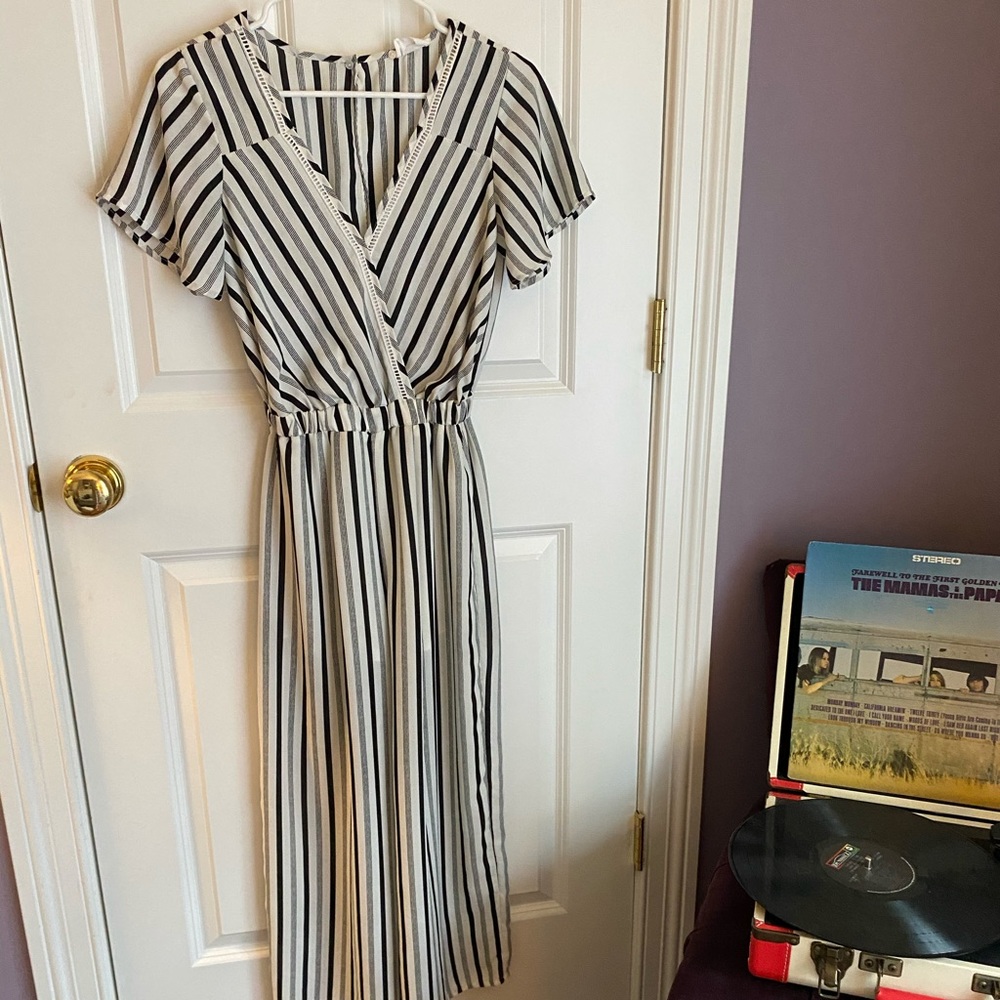 Striped Jumpsuit